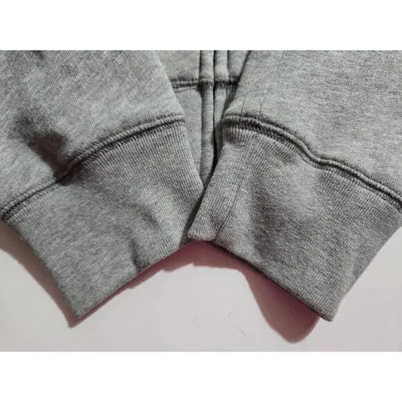 Victoria's Secret PINK Rainbow Sequin Bling Full Zip Hoodie Gray Size Large EUC